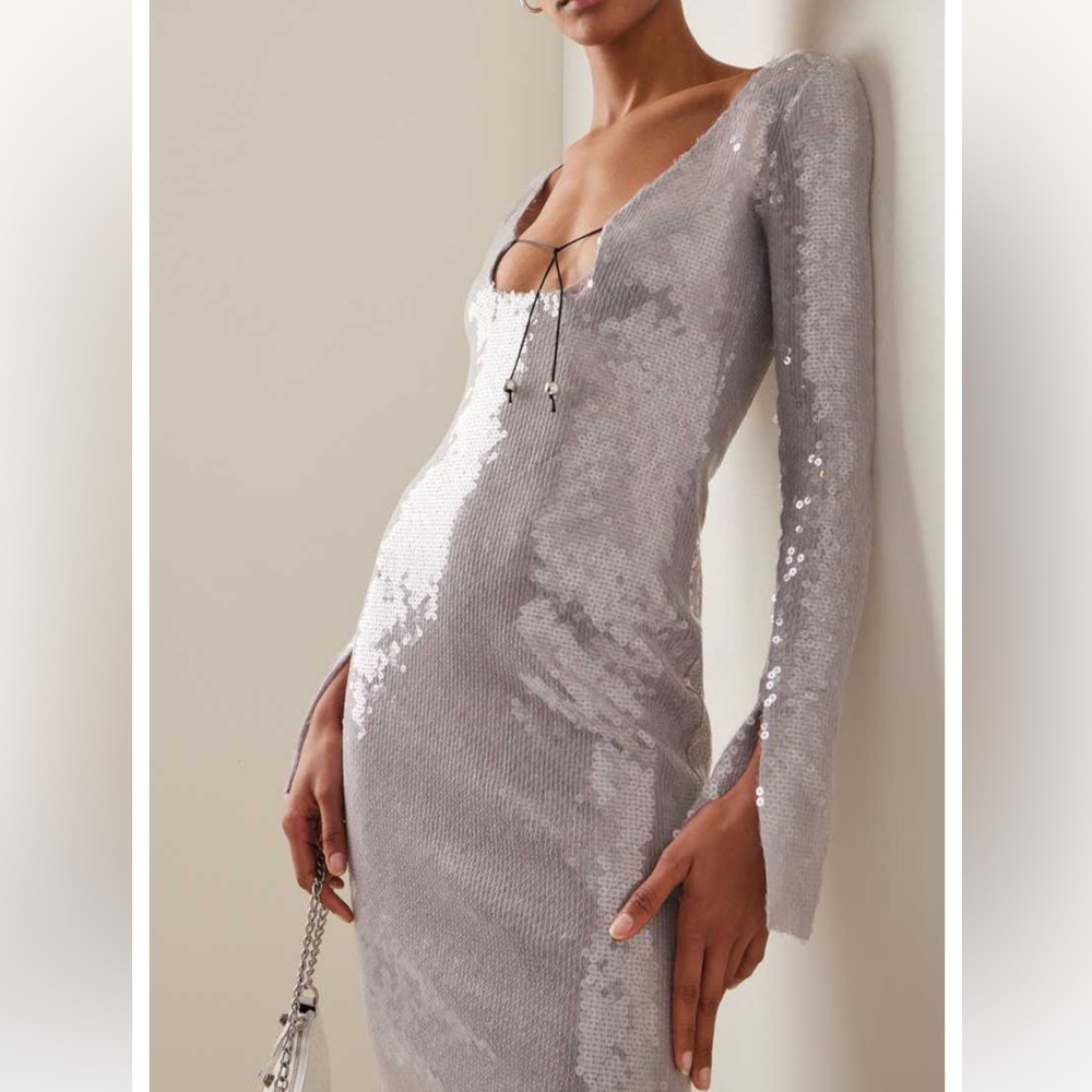 16Arlington Solaria Sequin Lavender Dress - UK 4